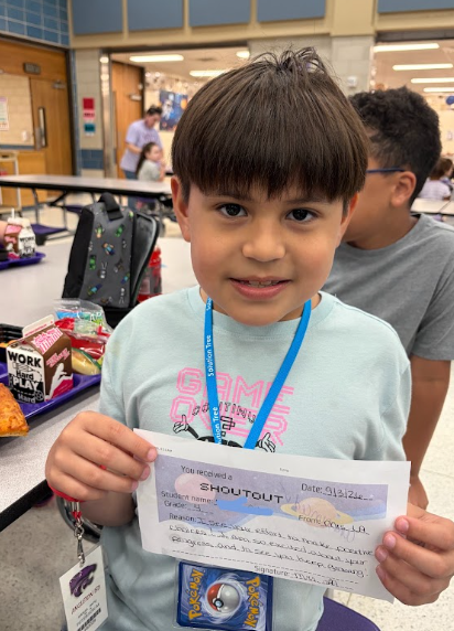 Celebrating hard work and positive choices! 🌟 Big congratulations to our student for earning a well-deserved Shoutout award today. It’s amazing to see our students putting in the effort, making great progress, and taking pride in their achievements. Keep shining bright!