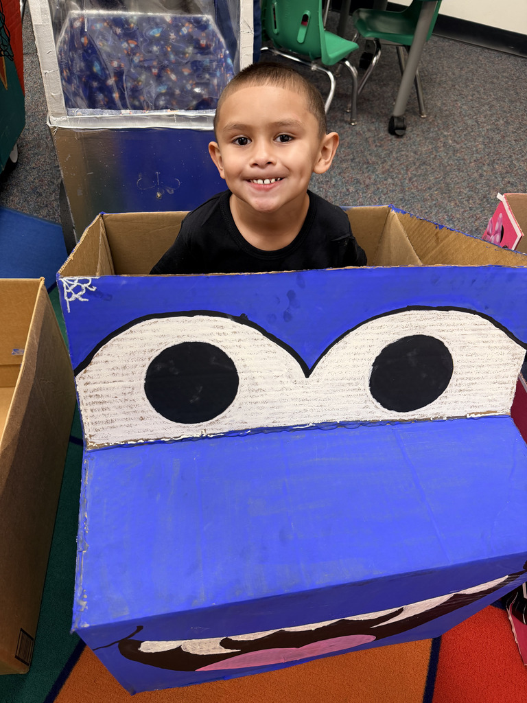 Our Pre-K students finished up their box unit in the most creative way possible! The kids brought their hand-crafted cardboard cars to class and parked them in the classroom for a special drive-in movie day. We love seeing their big smiles and incredible imaginations come to life!