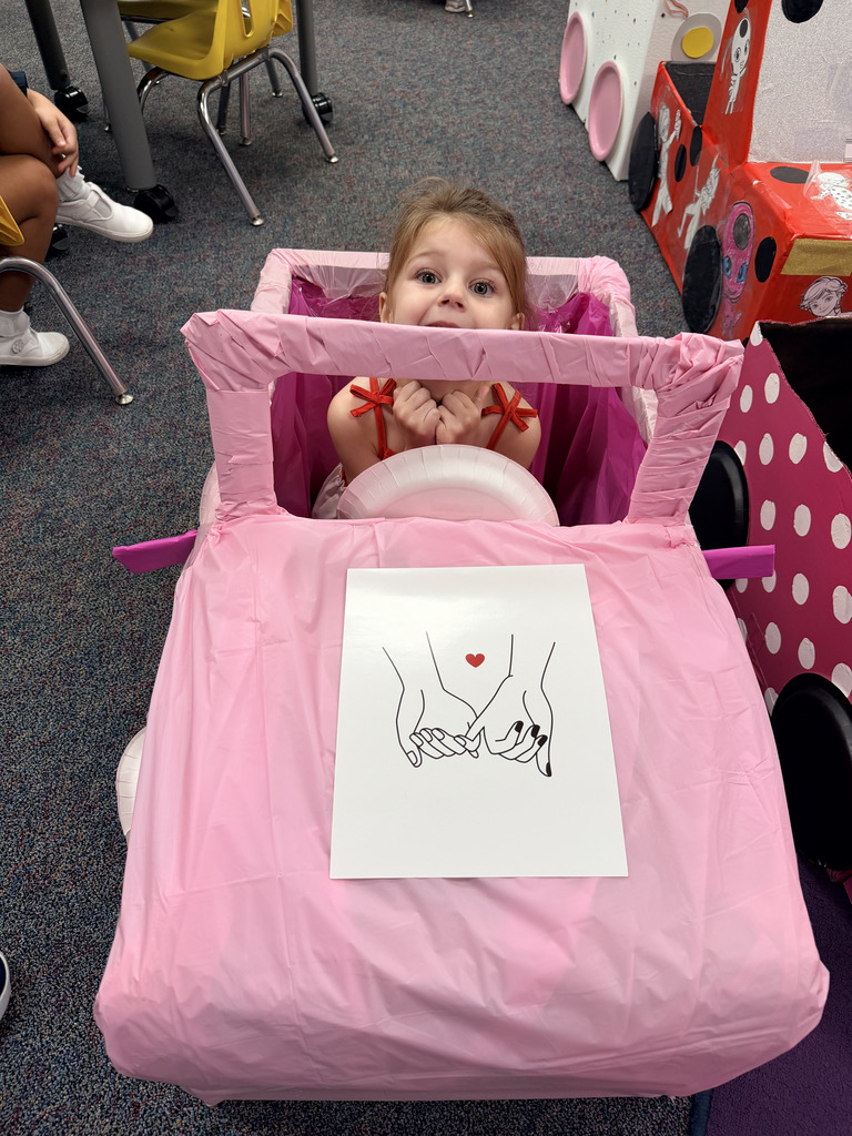 Our Pre-K students finished up their box unit in the most creative way possible! The kids brought their hand-crafted cardboard cars to class and parked them in the classroom for a special drive-in movie day. We love seeing their big smiles and incredible imaginations come to life!