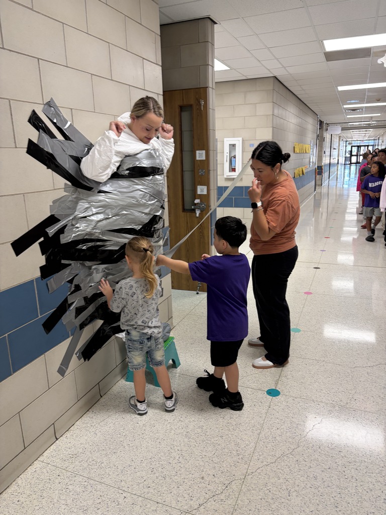When we say we stick together to hit our goals, we mean it! Huge thanks to our amazing principal for being such a good sport today—because we reached our fundraising goal, students got to duct-tape her to the wall! We love seeing our school community come together to support our students.