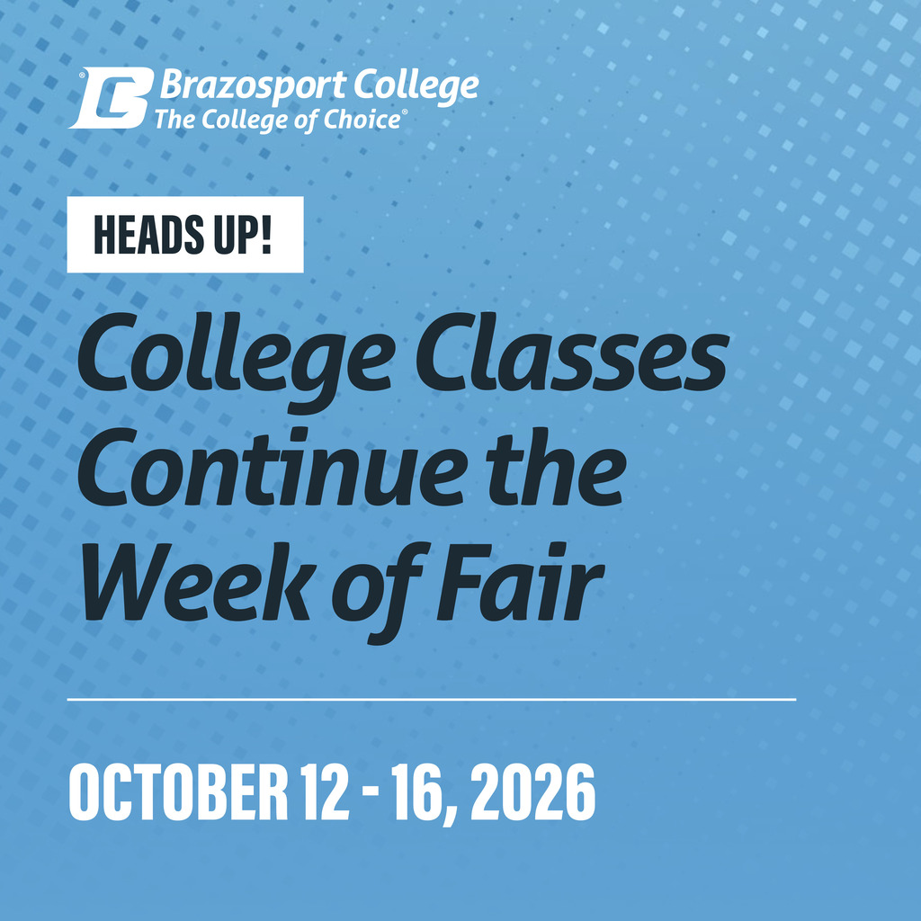 ATTENTION DUAL CREDIT STUDENTS! College is still in session next week! October 12 - 19 is NOT a Brazosport College school holiday. During this time, you are responsible for completing your college coursework online and on time for ALL scheduled college classes (even for the classes that usually meet face-to-face at Angleton High School). This is a good time to get ahead in your dual classes! Attendance is required in classes that meet face-to-face at the Brazosport College Campus unless otherwise communicated by the professor. Brazosport College campus is open all week if you need support from the Student Success Center. https://www.brazosport.edu/student-support/ The Angleton High School Dual Center will be open Monday - Thursday. Mr. Heaton and/ or Ms. Sartain will be available at Angleton High School, Monday - Thursday from 8:00 am - 3:00 pm. Email for an appointment so we know you are coming because the front office will be closed. wsartain@angletonisd.net cheaton@angletonisd.net