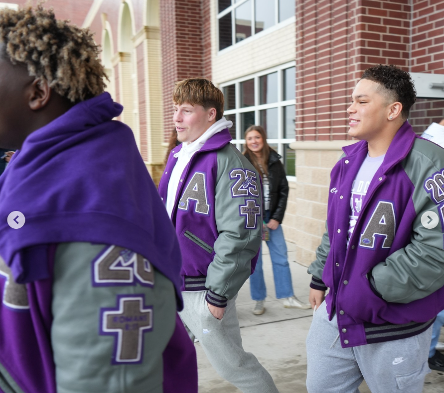Letterman Jacket Fitting at AHS