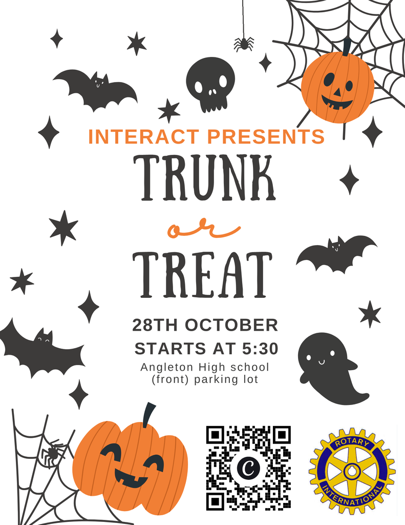 Trunk or Treat October 28 at 5:30 PM AHS