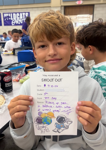 Big shout-out to one of our amazing 5th graders! Taking the initiative to clean up the cafeteria—even when it wasn't his own mess—shows true leadership and respect for our school family. It’s small acts of kindness like this that make our school such a special place to learn and grow every day!