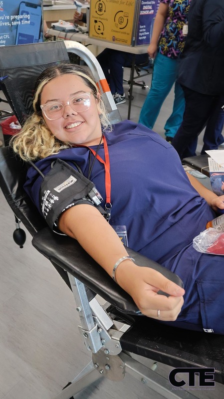 Health Science student donates blood