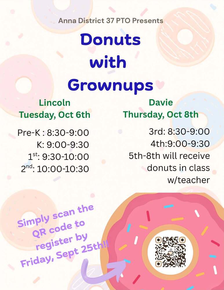 PTO Donuts with Grownups