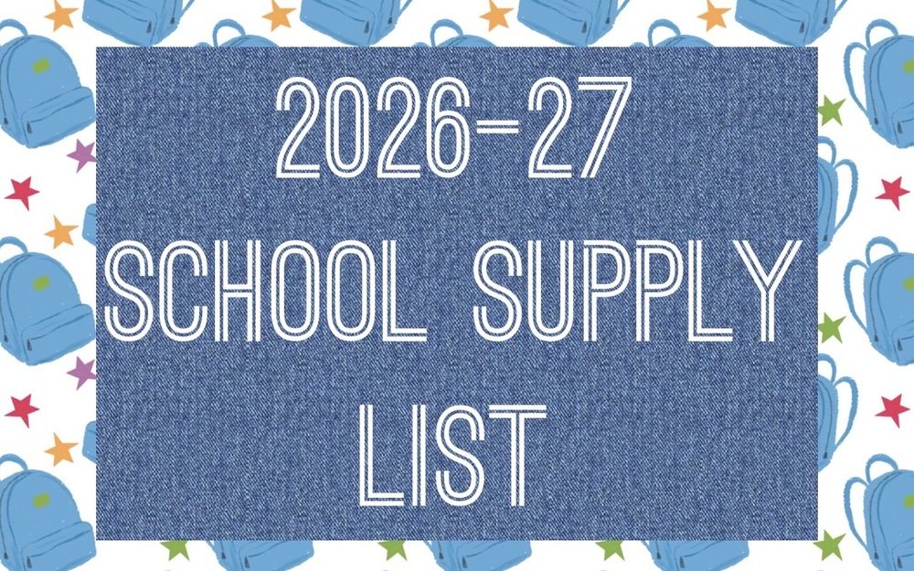 School Supply List