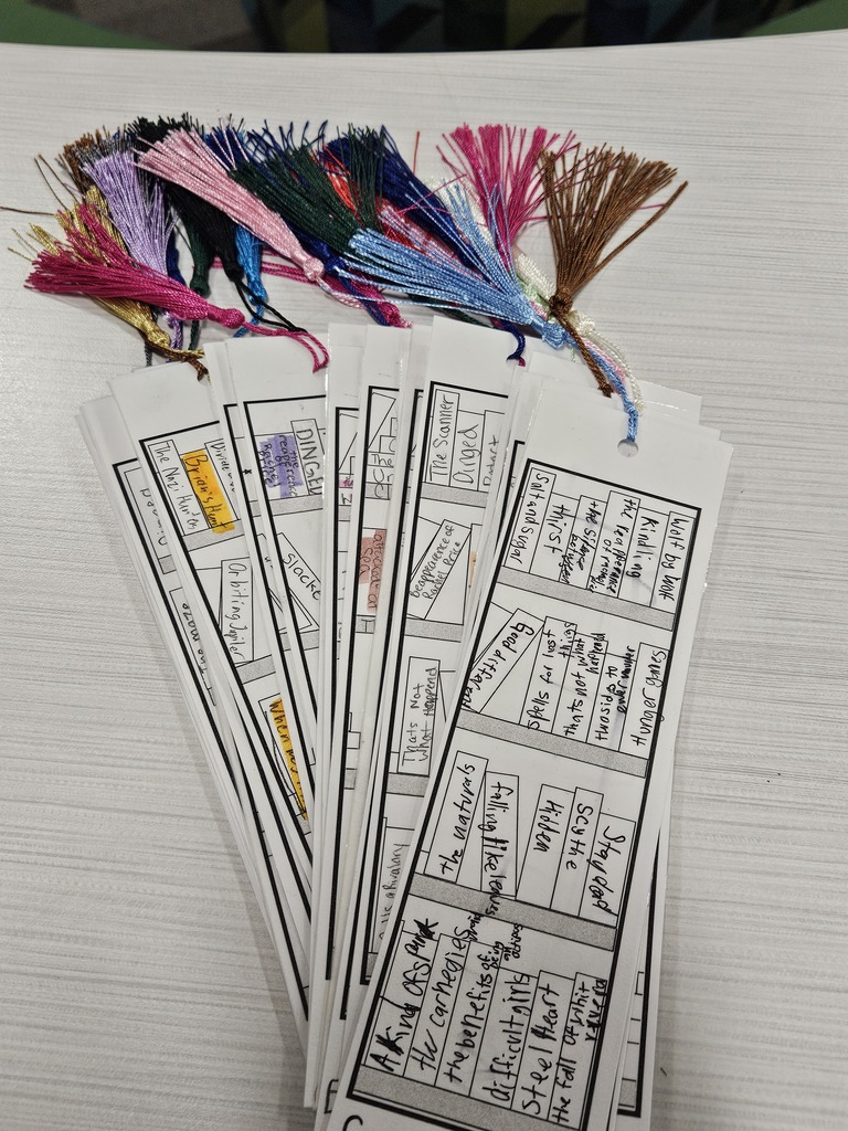 Middle school students kicked off the school year with a trip to the Instructional Media Center (IMC) for a library orientation and hands-on "Book Look." After exploring more than 100 books, students crafted personalized reading list bookmarks complete with colorful tassels. These custom guides will help keep students turned to the right page all year long!