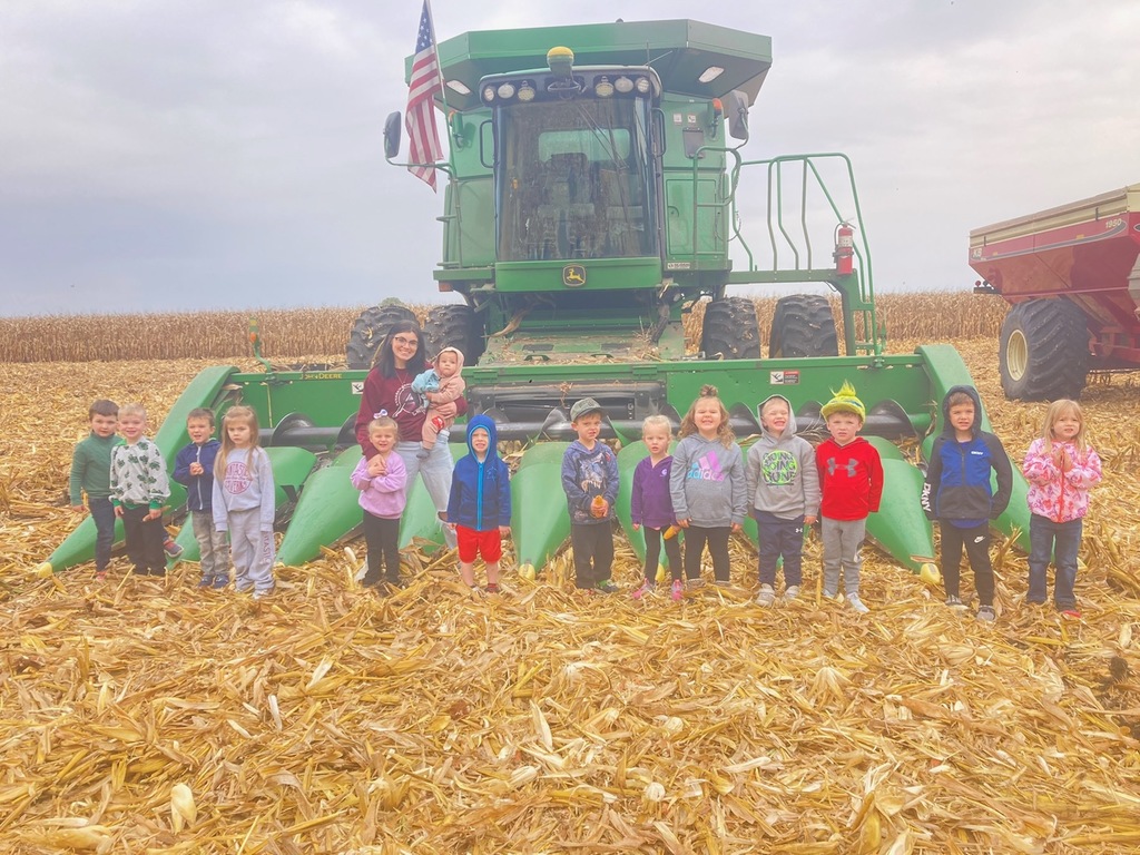 pre-school class at Dornfeld farm