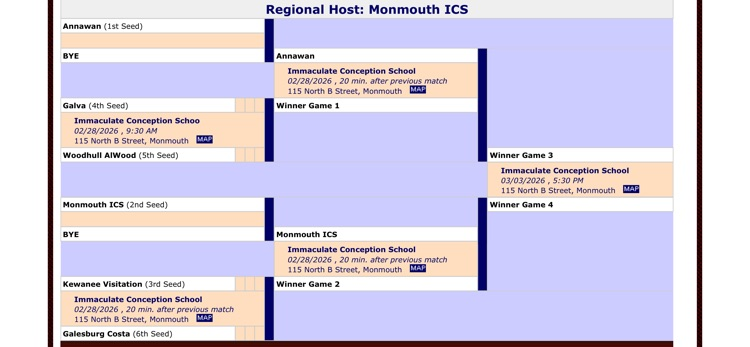 2026 ICS JHVB regional
