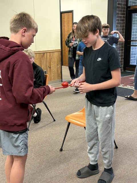 students participating in field day activities