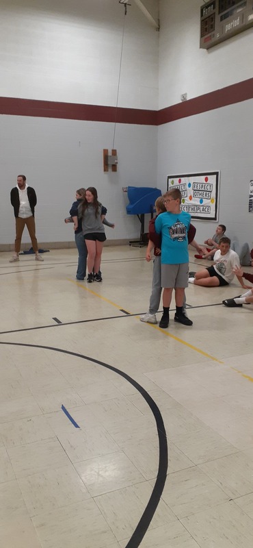 students participating in field day activities