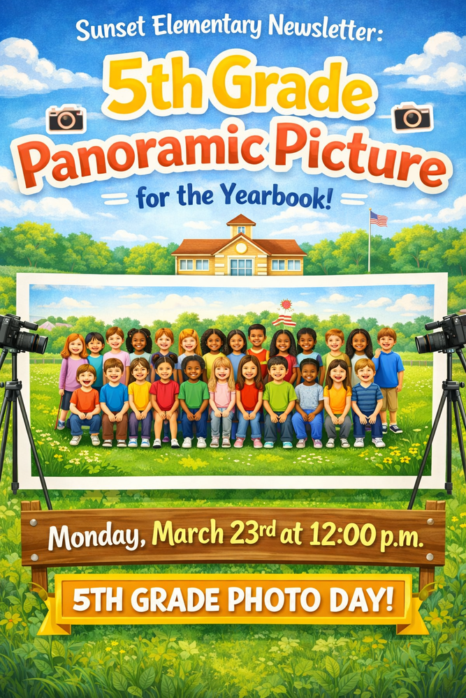 5th Grade Panoramic Photo - March 23