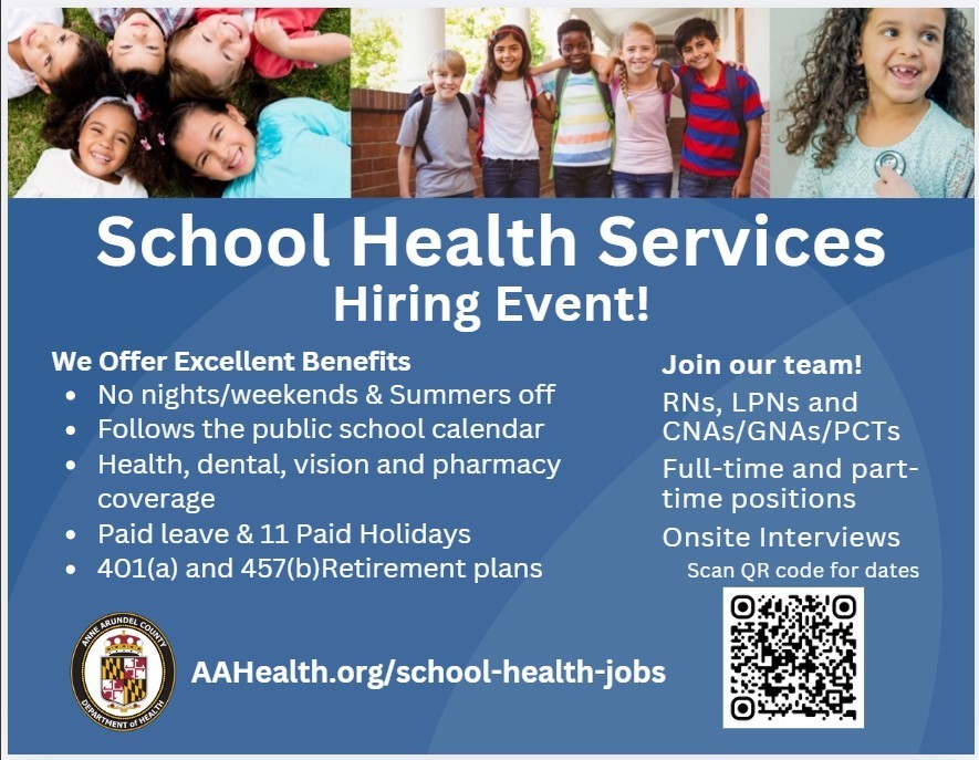 School Health Services Hiring Event