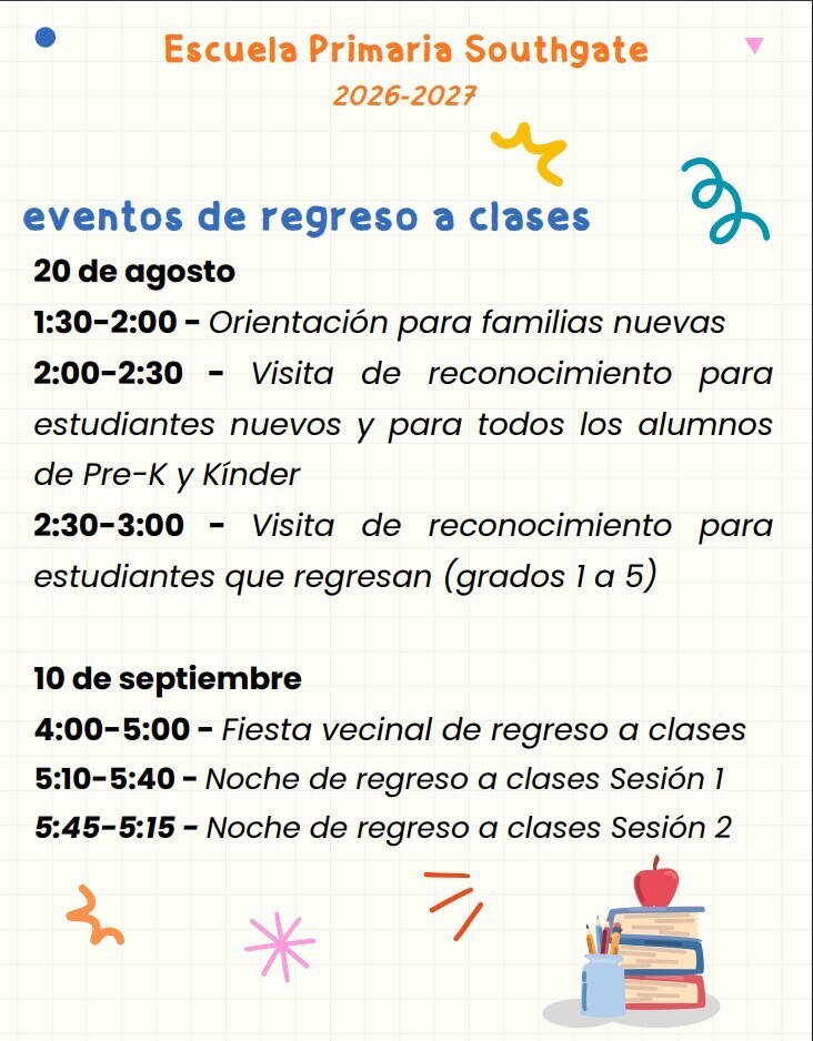 Back to School Night Flyer