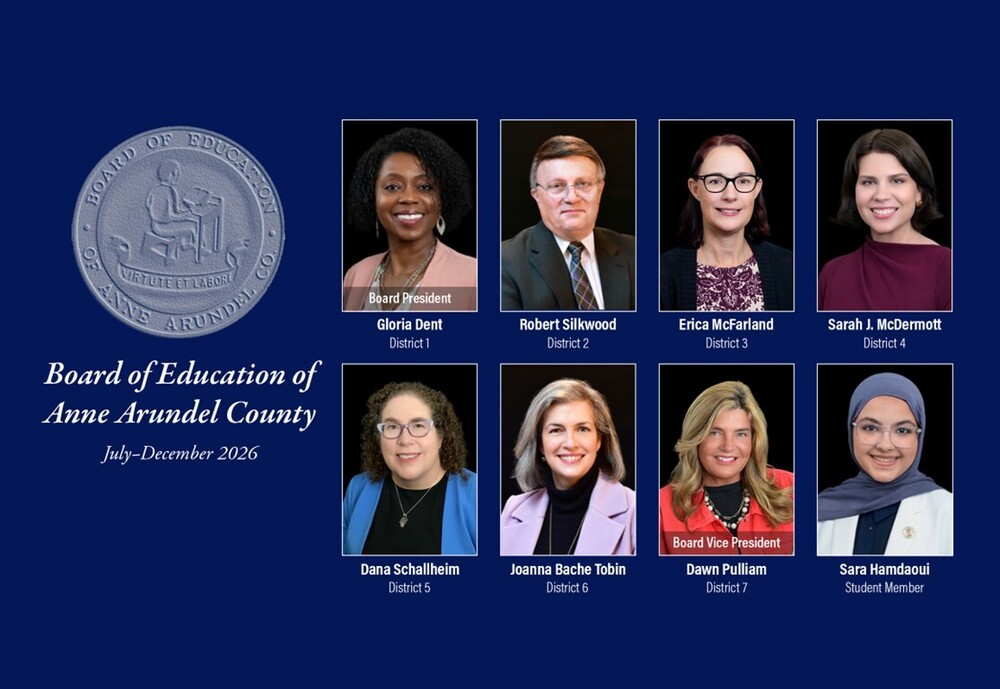 Board of Education Members and Board Seal