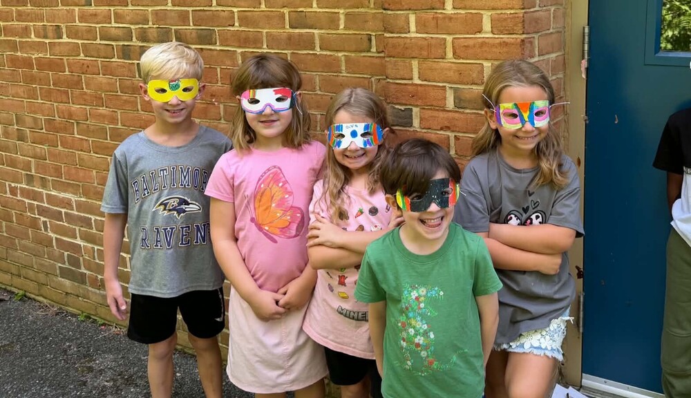 masked students