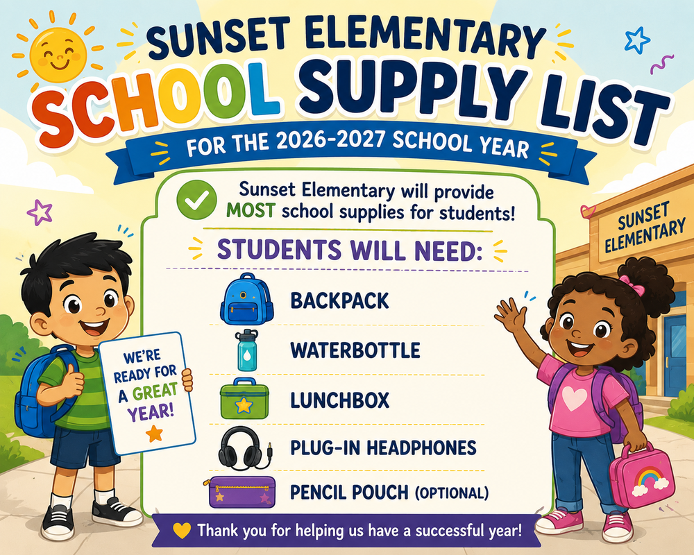 school supply list