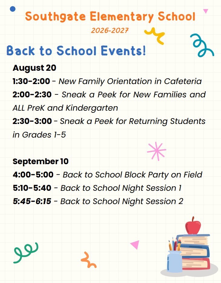 Back to School Events