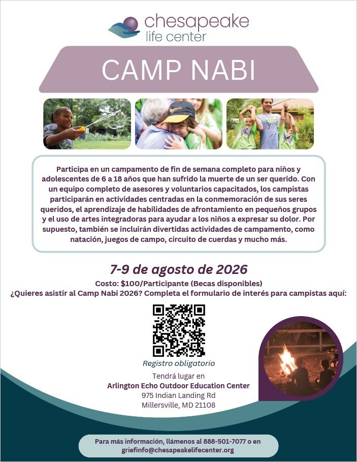 Camp Nabi Information Spanish