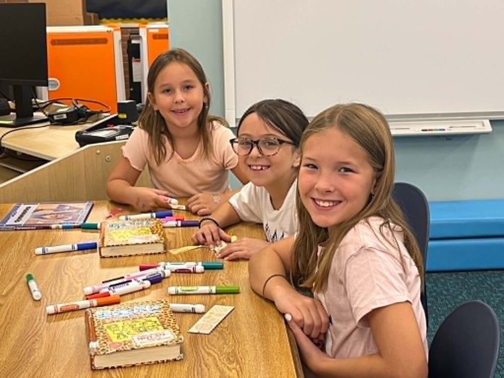 Girls at Summer Media Visit