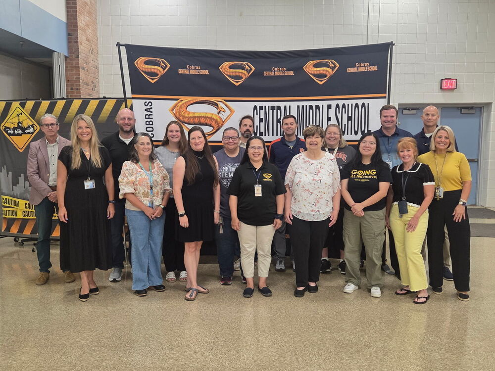 Central Middle School staff, STEM award