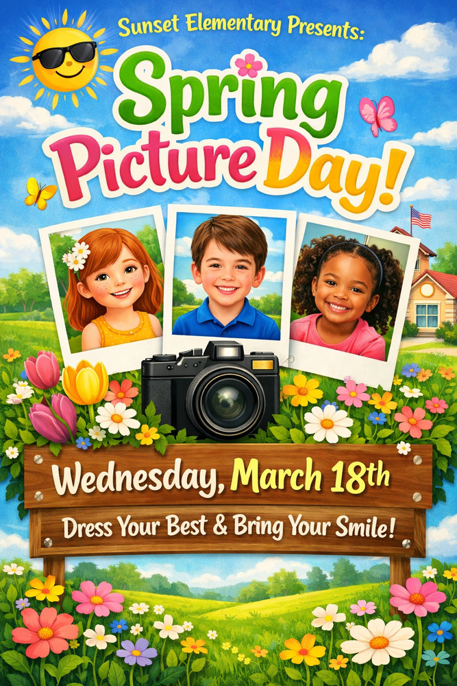 Spring PIcture Day March 18th