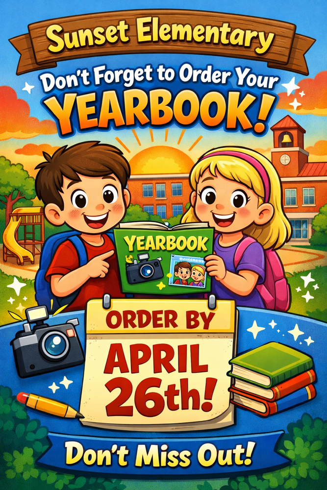 Yearbook Order Deadline