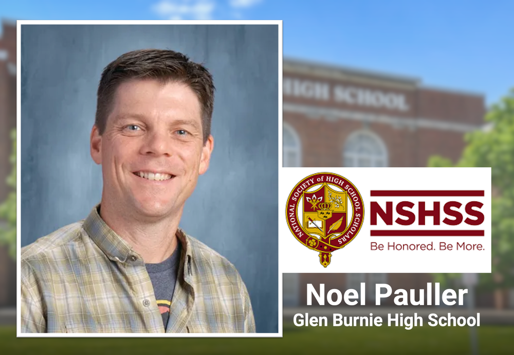 Noel Pauller, Glen Burnie Hig hSchool teacher