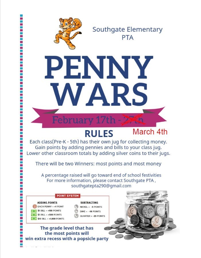 Revised Penny Wars Extension until March 4th