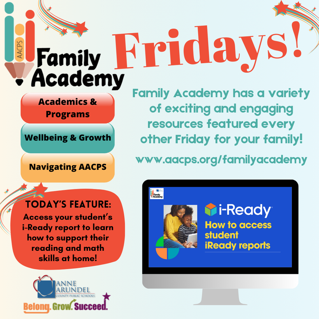 It's Family Academy Friday! Check out the Family Academy Newsletter at https://aacps.edurooms.com/engage/family-academy/newsletters/family-academy-fridays-2-7-25. Visit the Family Academy anytime at www.aacps.org/familyacademy or in Spanish at www.aacps.org/academiafamiliar! #AACPSFamily #BelongGrowSucceed