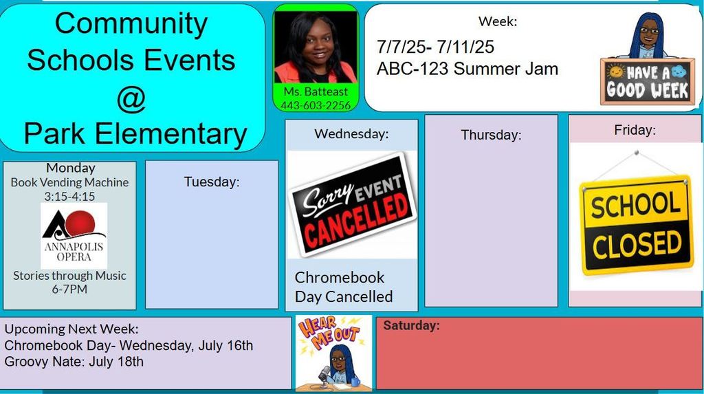 Week 1  ABC-123 Summer Jam