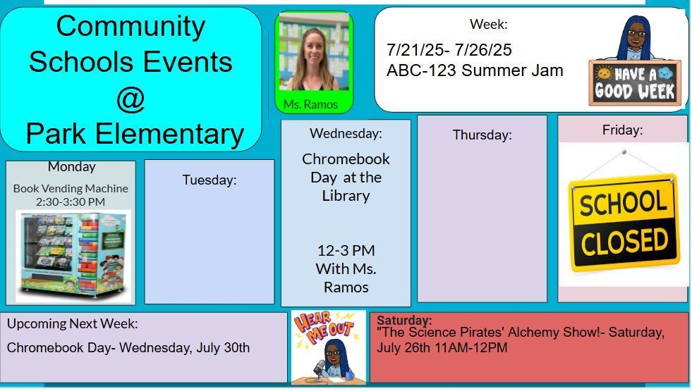 Weekly Glance 7/21/25