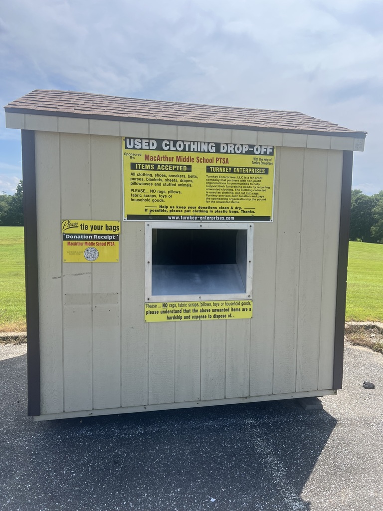Used clothing donation bin