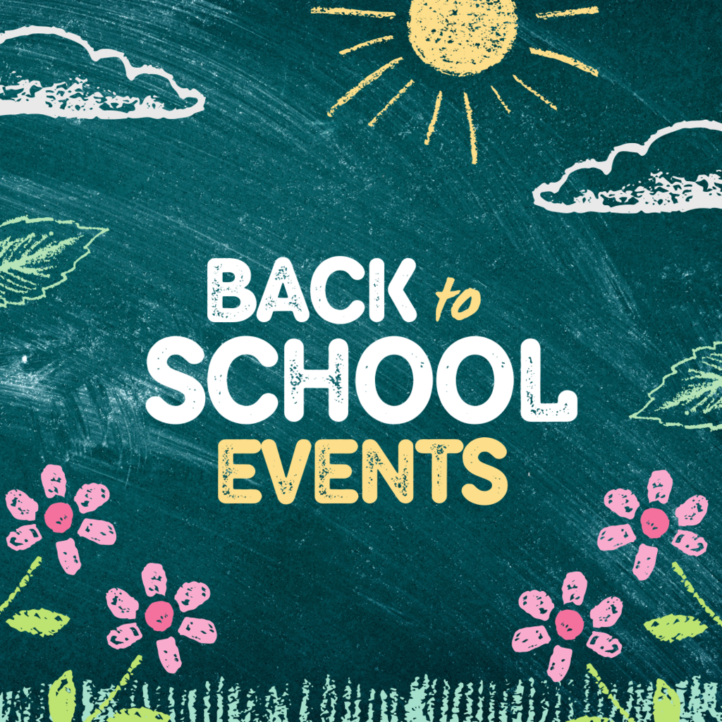 Back to school events artwork