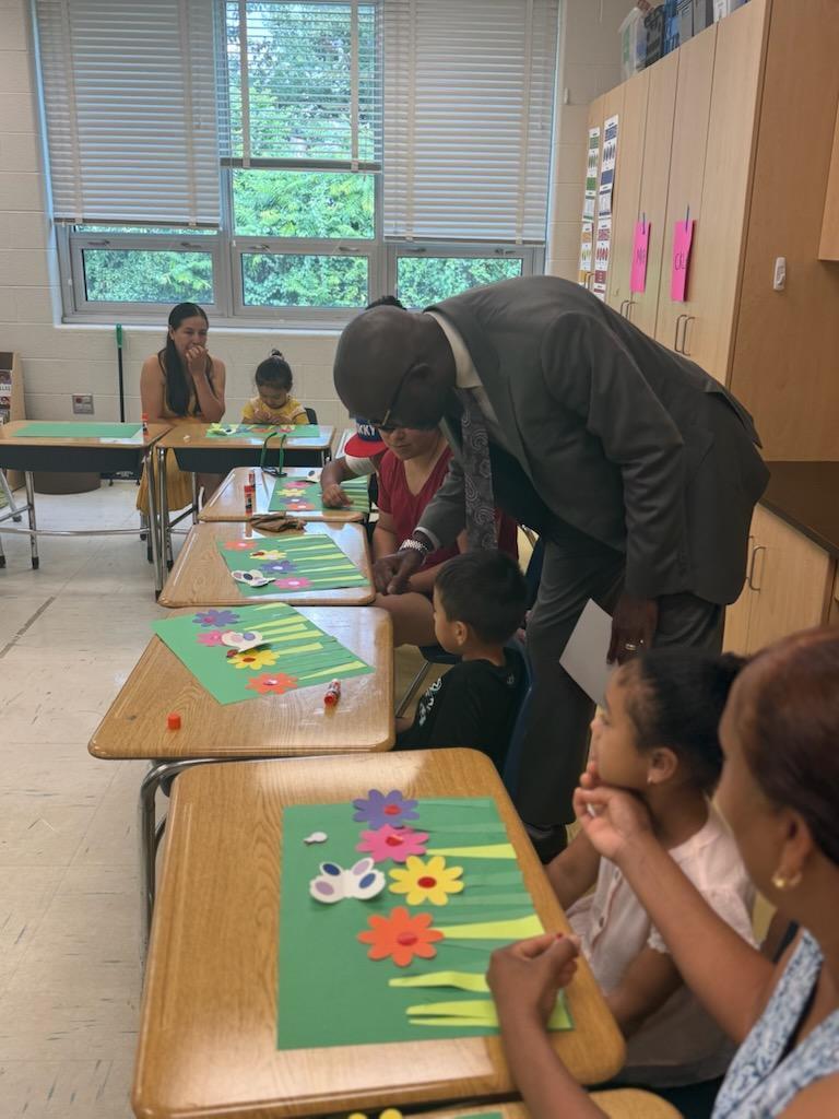 Dr. Bedell visits Belle Grove ES