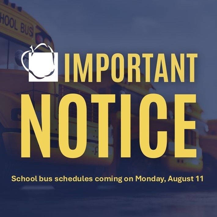 School bus schedules coming on Monday, August 11