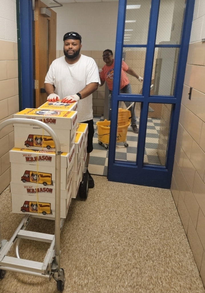 custodian pushing 