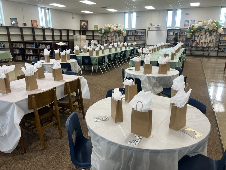 gift bags on tables