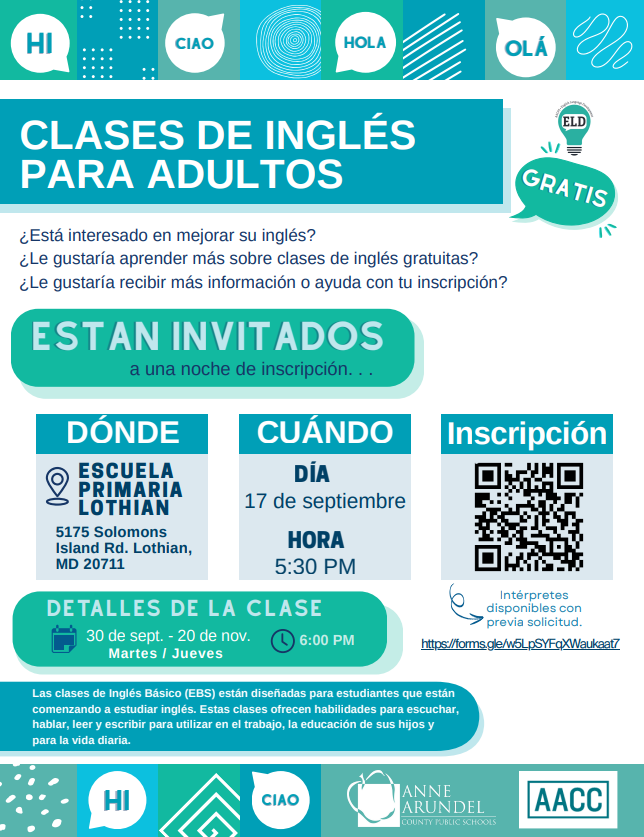 ELD Classes - Sp