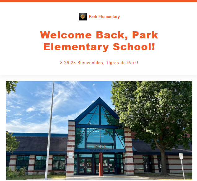 park september newsletter