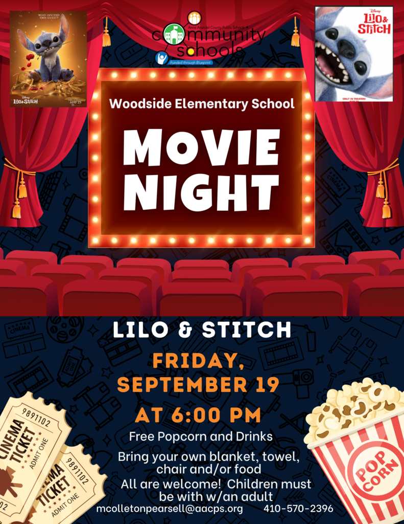 Fall FREE Movie Night-9/19 @6pm. Bring your whole family and a friend too!
