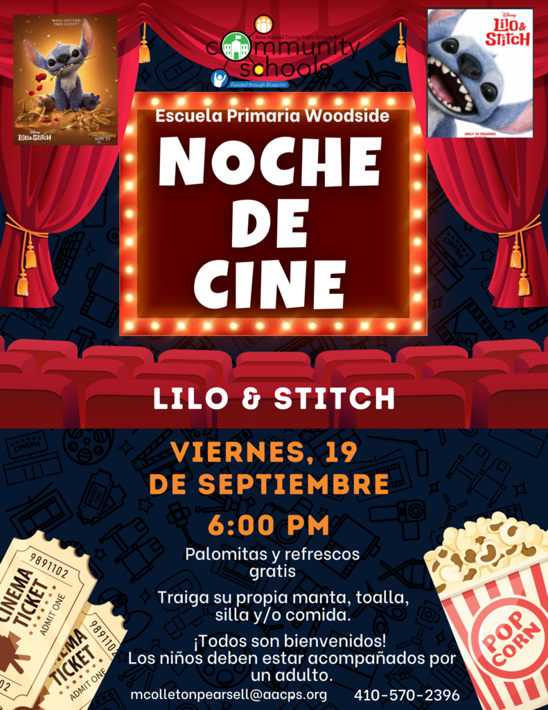 Fall FREE Movie Night-9/19 @6pm. Bring your whole family and a friend too!