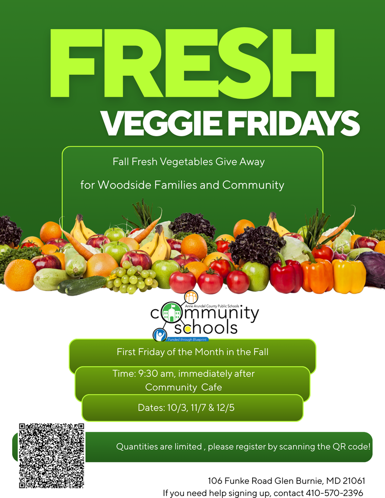 FREE Fresh Veggies Fridays