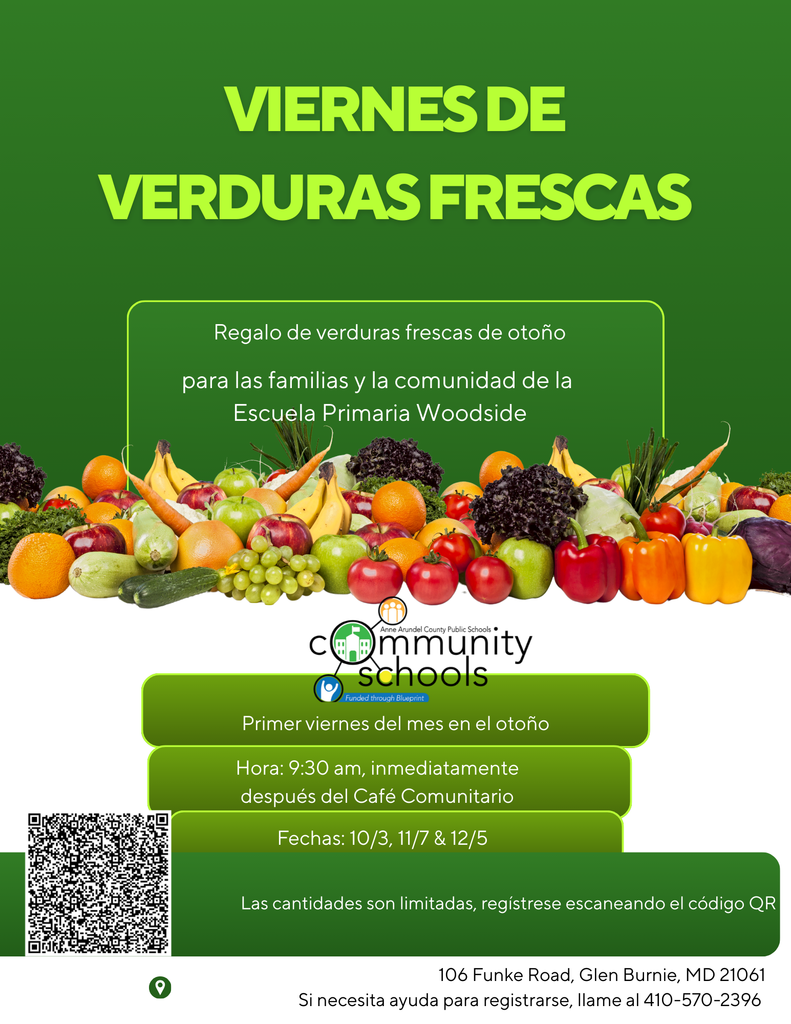 FREE Fresh Veggies Fridays