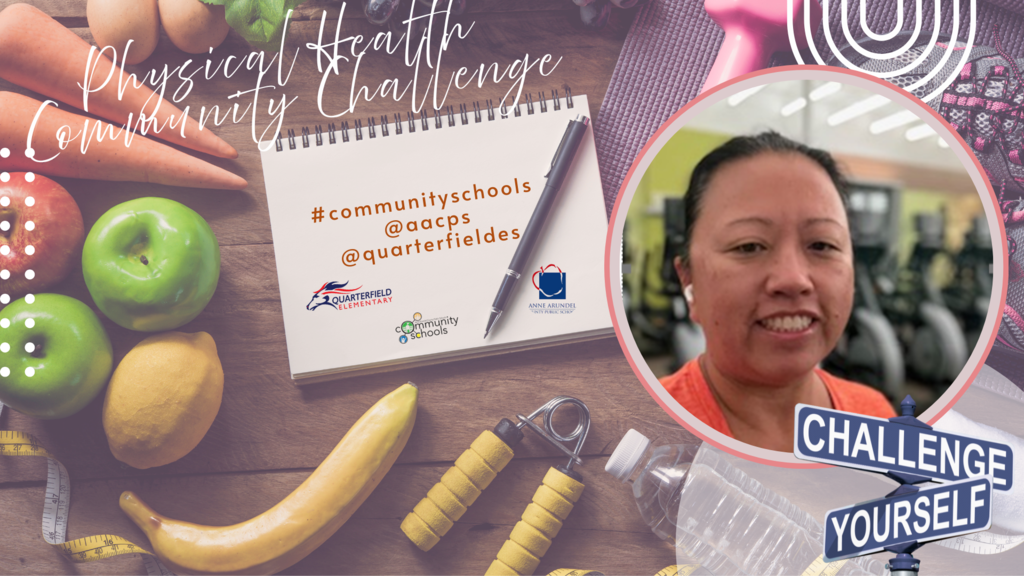 Teacher taking photo at gym