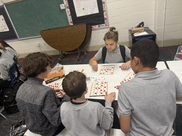 students playing a game 