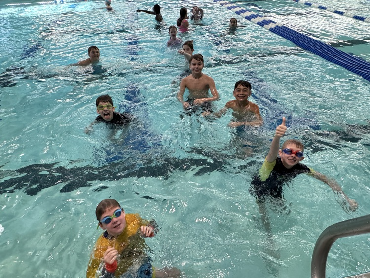 kids in pool