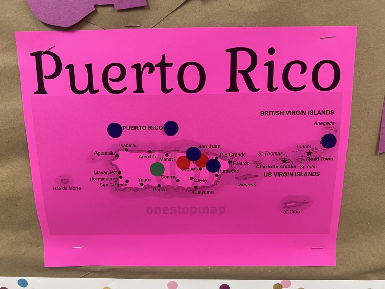 Puerto Rico map