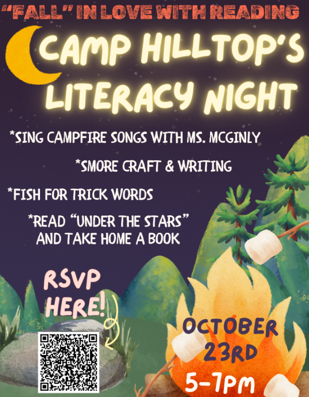 Camp Hilltop's Literacy Night